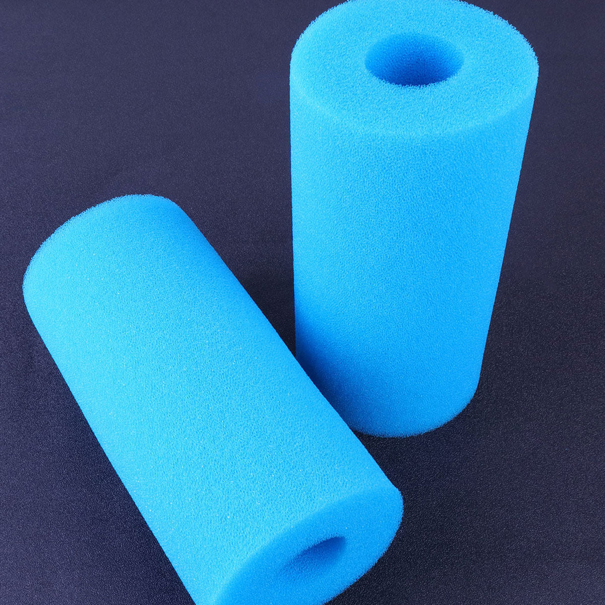 Fish Tank Filter - 4 adet Mavi Filtre Süngeri Silindir,