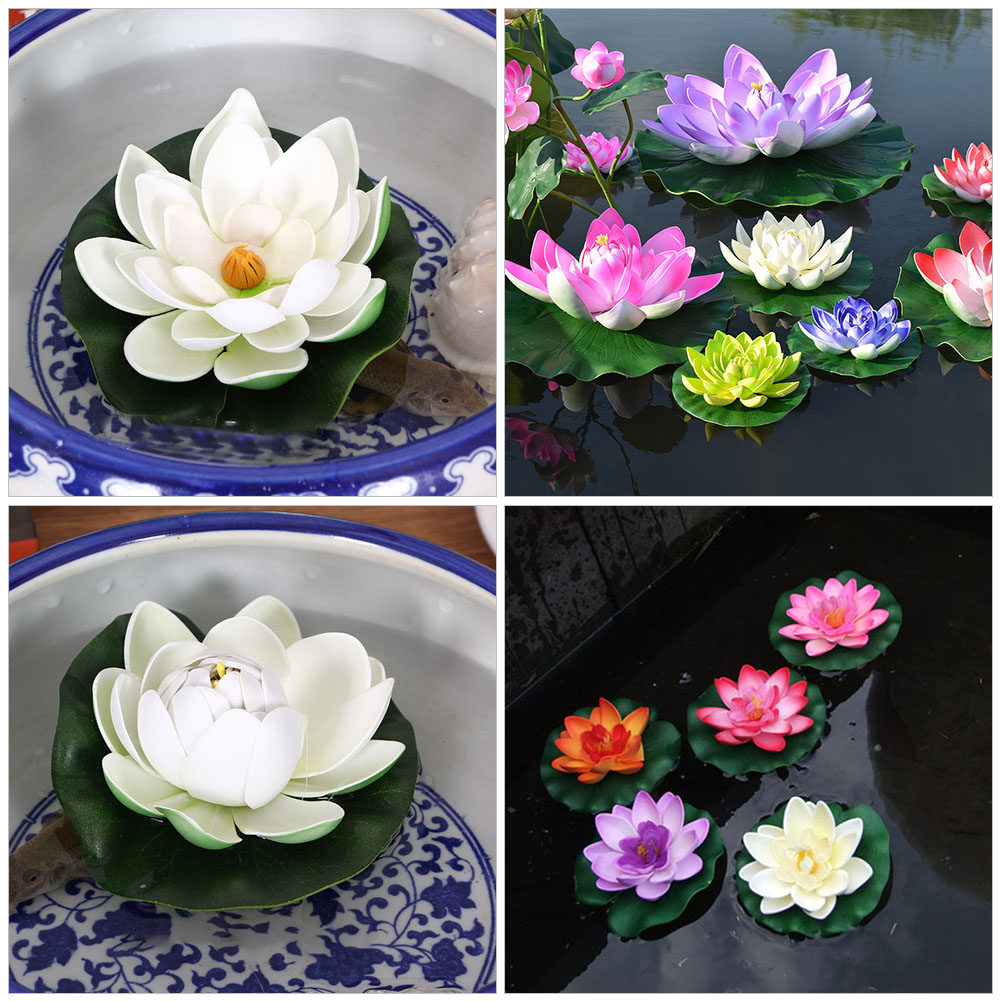 8 Adet Yapay Lotus Çiçeği, Yüz - Aquarium Decor incelemesi ve fiyatı