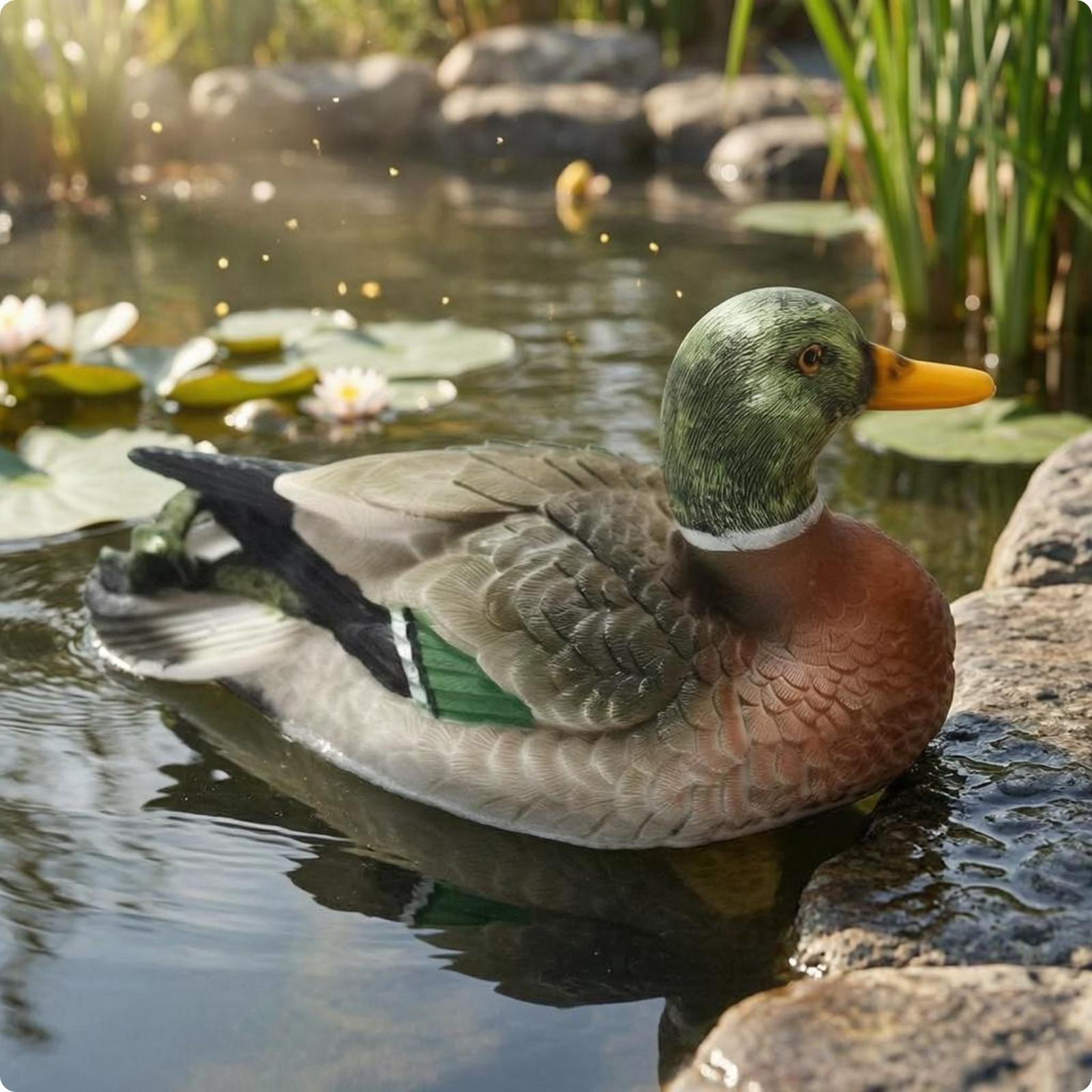 Reçine Ördek Heykeli, Dış Meka - Aquarium Decor incelemesi ve fiyatı