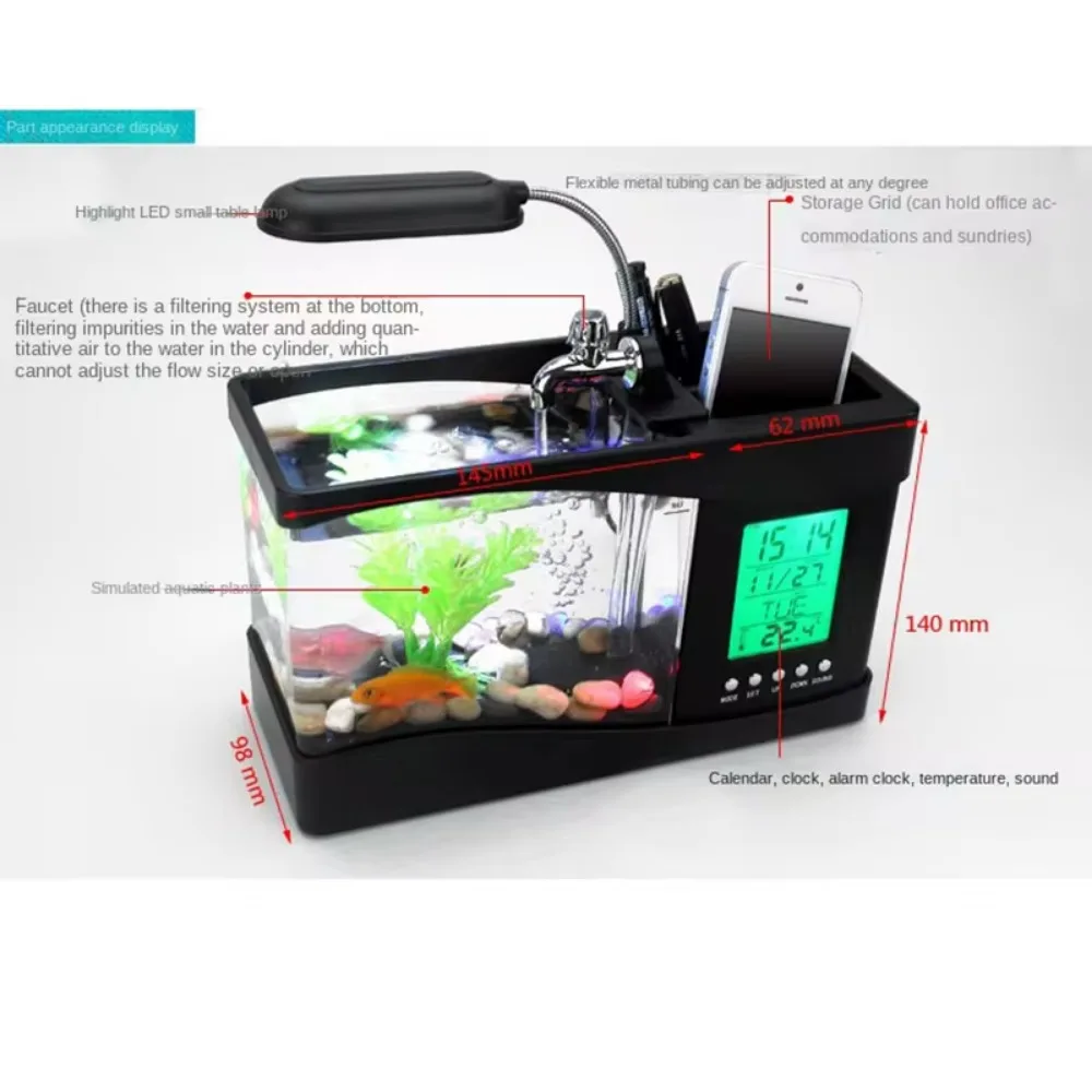 Su çalışan pompa ile akvaryum  - Aquarium Light incelemesi ve fiyatı